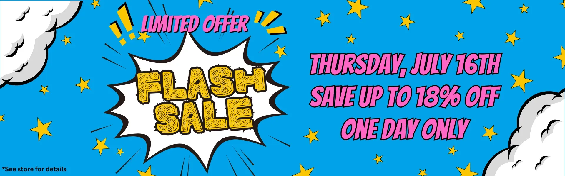 Flash Sale 7-16-26
